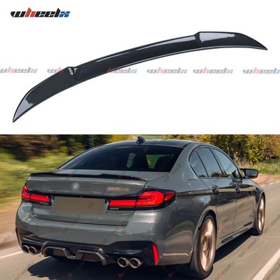 CARBON FIBER CS STYLE TRUNK SPOILER WING FOR 2017-2023 BMW G30 530i 540i F90 M5