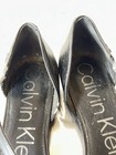 calvin klein women shoes flat size 7.5 black pre owned — photo 5
