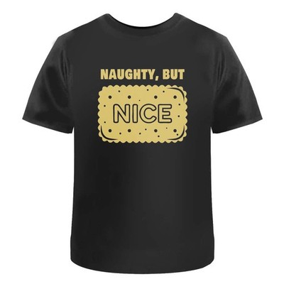 Unisex T-Shirt ''Naughty But Nice Biscuit'' - 100% Baumwolle (S-XXL) (TA062908)