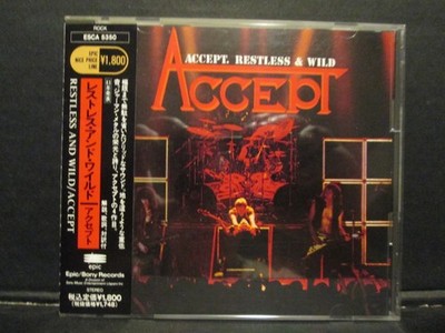 Accept - Restless & Wild Rare Japan Edition OBI