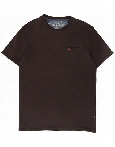 Napapijri, Napapijri Mens Geographic T-Shirt Top Medium Grey Flecked GU67
