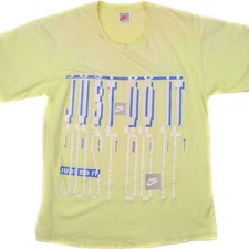 VINTAGE NIKE TEE SHIRT JUST DO IT SIZE MEDIUM MADE IN USA 1987-1992