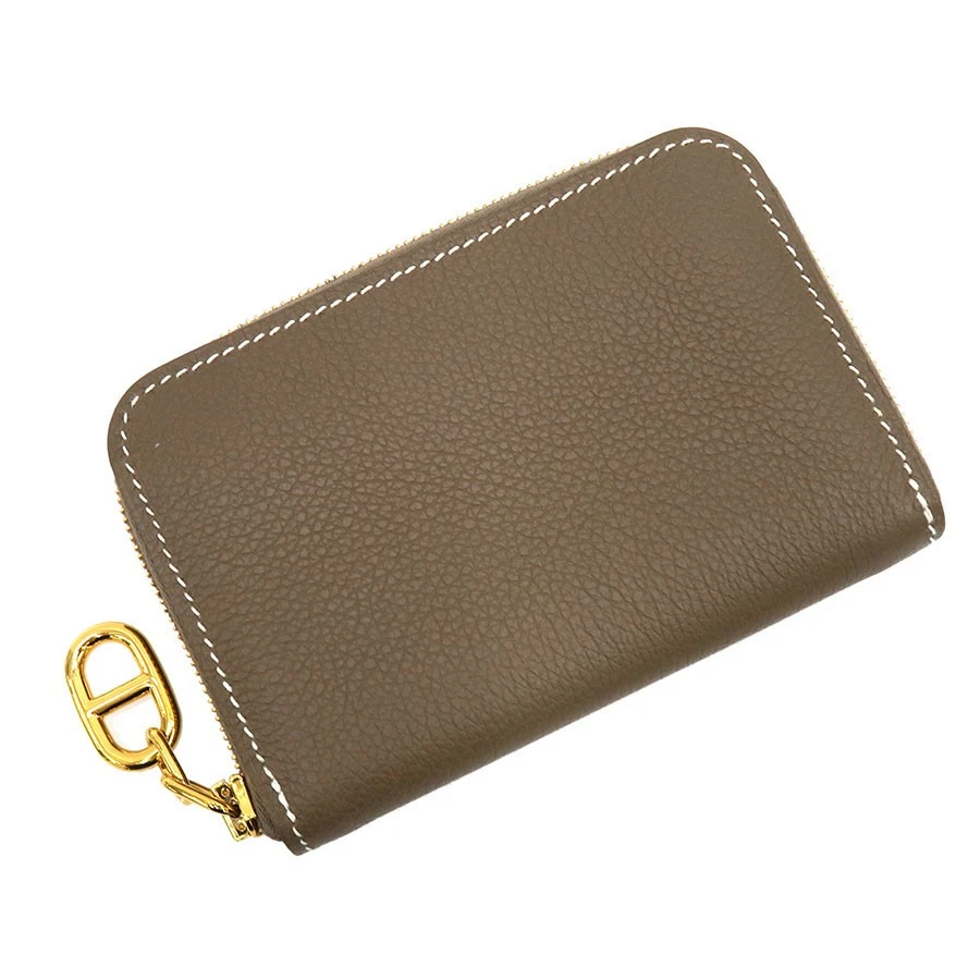 Hermes — Hermes Zipango Gray Bag 2025 K Stamp #SAB15221