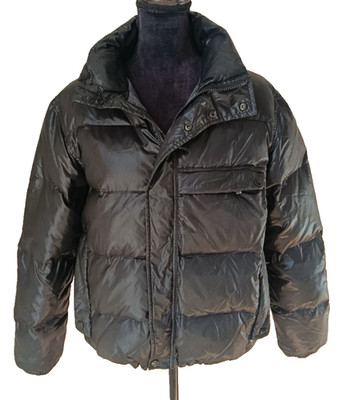 ADD Down Womens Quilted Puffer Jacket Size 48 US 10 Black