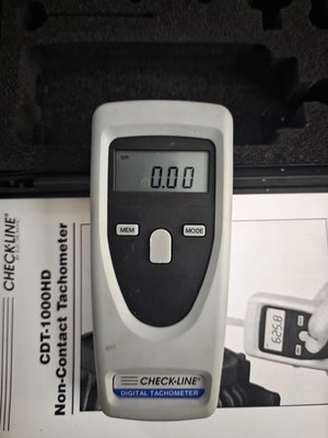 tachometer check-line tester for rpm testing ect. Fire pumps