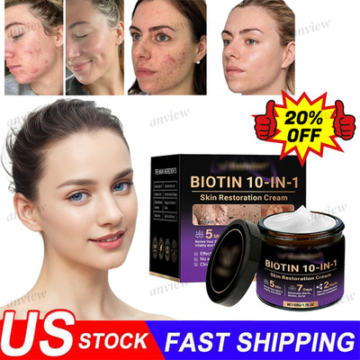 Biotin 10-in-1 Skin Restoration Cream, 2026 New Skin Treatment Cream ~US STOCK