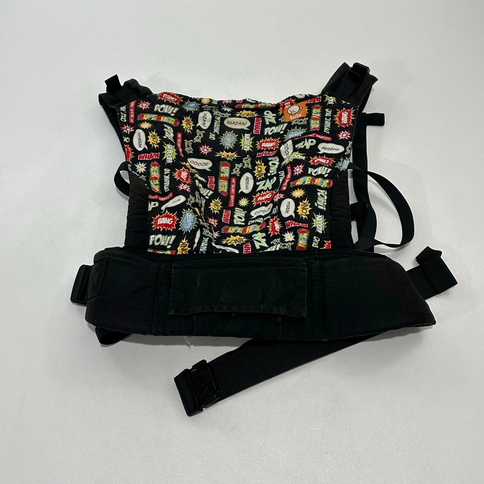 Tula Baby Carrier Ergonomic 100% Cotton Black Comic Pop Art Panel