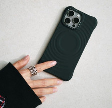 Black CASETiFY Ripple Case with MagSafe for iPhone 17 Essentials Series NIB
