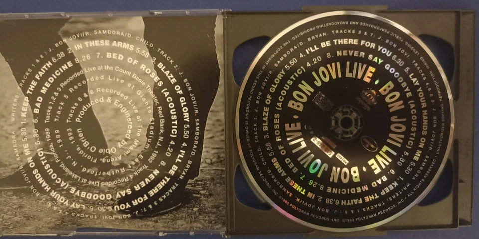 CD - BON JOVI- KEEP THE FAITH - 2 CD SET MIT POSTER 1993 - Bild 4 von 4