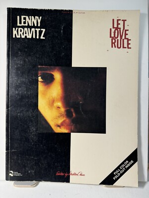 Lenny Kravitz, Let Love Rule, Songbook, 1990, w/Poster | eBay