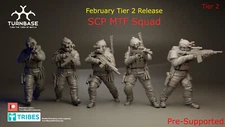 TurnBase Miniatures: Wargames - SCP MTF Squad x5 Pack