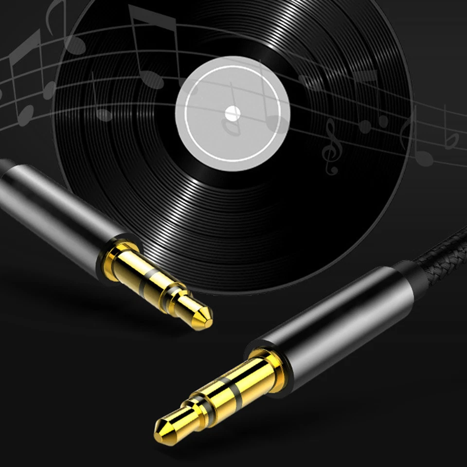 AUX 3.5mm Cable Male to Male Car Audio Cord For Headphones/Car/Speaker - Image 3 of 4