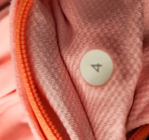 Maglione Lululemon Run Rise And Shine maglia manica corallo sbiancato foro pollice! 4 - Foto 8 di 10