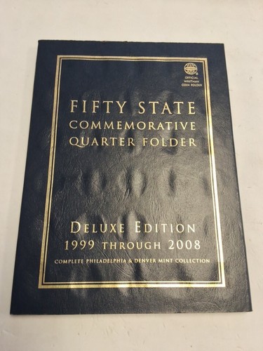 Whitman Fifty State Commemorative Quarter Folder Deluxe Edition 1999-2008 - Picture 10 of 10