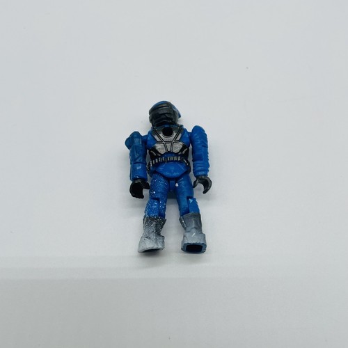 Halo Mega Bloks Figurine Blue Spartan Snow Soldier (No. Seventy One) - Afbeelding 2 van 3