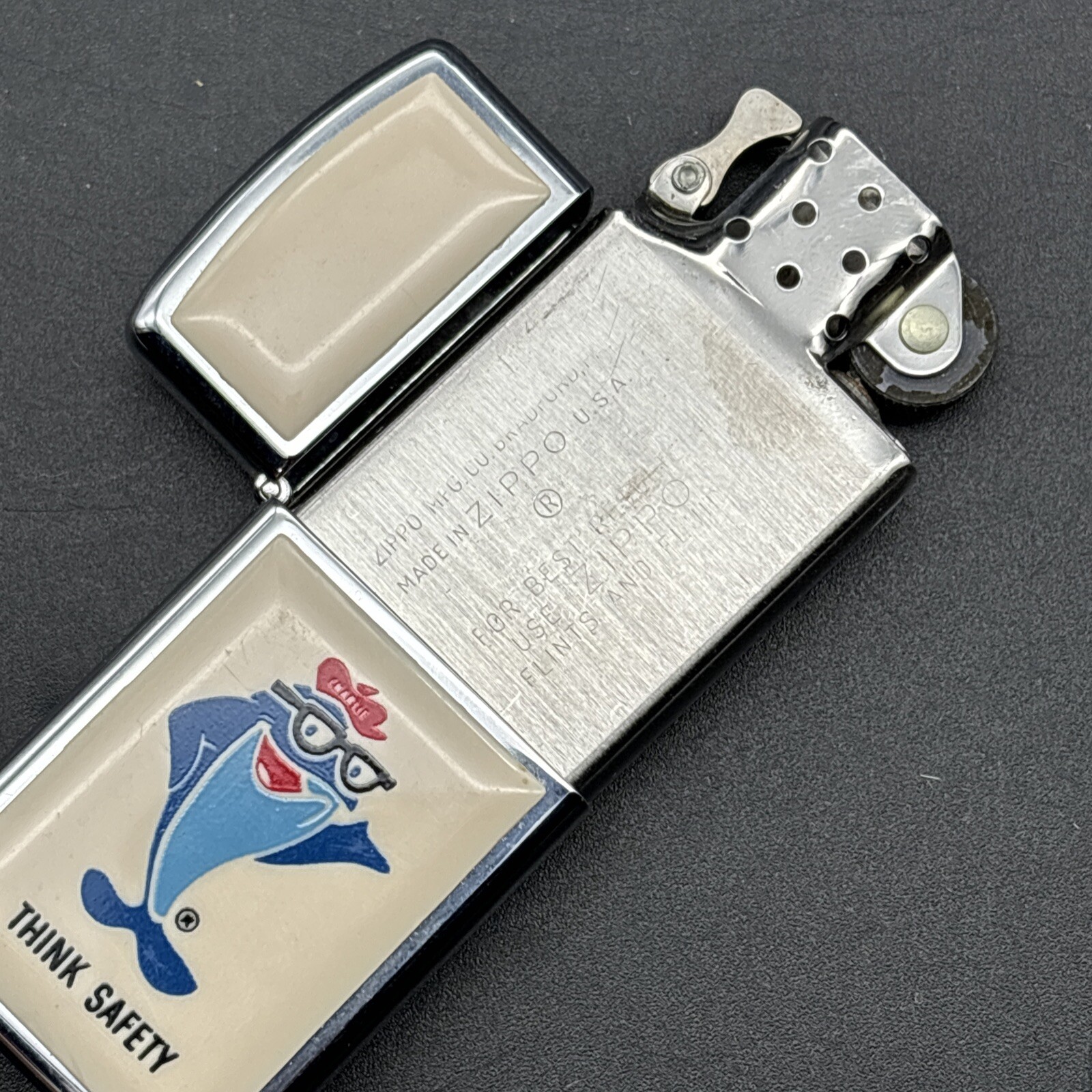 4 Superb Zippo Lighters, Elvis, Raised Panel, RARE StarKist Charlie The