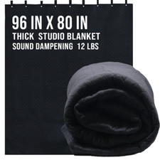 BoxerTools Studio Sound Dampening Blanket 96" x 80" Acoustic Sound Treatment
