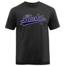 State Of Alaska Swoosh Ak Graphic T-shirt