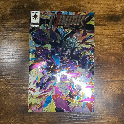 Valiant Entertainment - Ninjak, Vol. 1 #1 (February, 1994) Chromium Cover