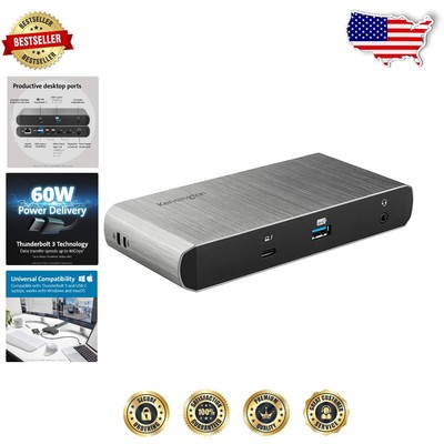 SD5550T Hybrid Docking Station: Support for Thunderbolt 3 & USB-C with 60W PD