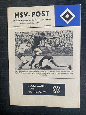 BL 64/65 Hamburger SV - Borussia Neunkirchen, 23.01.1965 - Harry Bähre