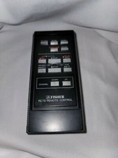 FISHER RC-73 Remote Controller Tested Working for FVH-730 VHS/TV Video Recorder