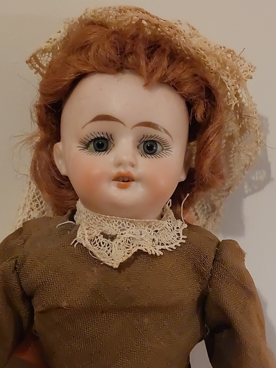 Ancienne Poupée Mignonnette 10 Cm XIXe – Biscuit Porcelaine, Kestner, Jumeau