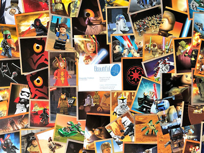 BLUE OCEAN Lego Star Wars Sticker (2020) einzeln Sticker Auswahl - 5 Stück