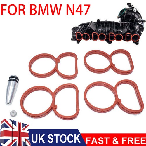 Intake Swirl Flap Delete Blank Plug Bung Metal With Manifold Gaskets