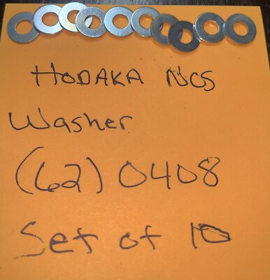 #ad #ad Hodaka NOS 10 Washers 62 0408 Wombat Ace Combat Super Rat 100 90 Squirt 125 $5.85