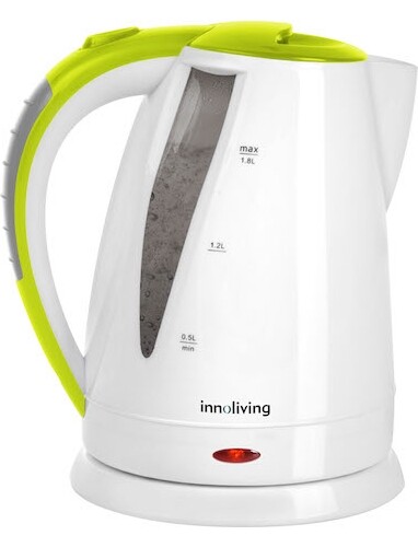 INNOLIVING Bollitore acqua 1800 Watt 1.8 lt colore Bianco INN732