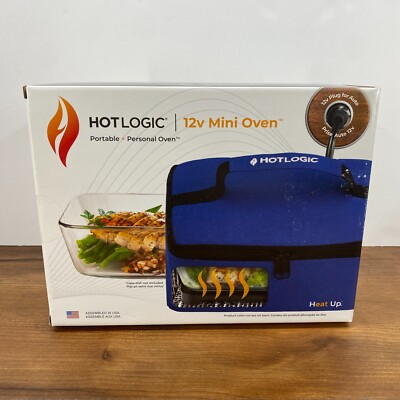 Hot Logic Mini Portable Oven, Food Warmer Heated Electric Lunch Box w/ 12V Plug
