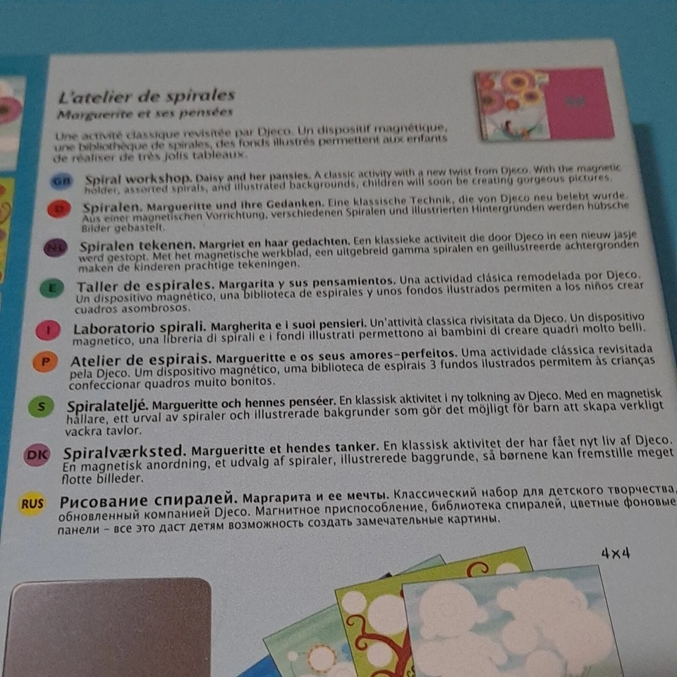 Djeco Spiral Workshop Craft (Spirograph) NEW B37 - Image 3 of 4