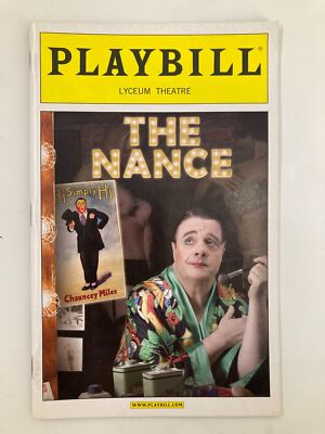 2013 Playbill Lyceum Theatre The Nance Jenni Barber and Andrea Burns