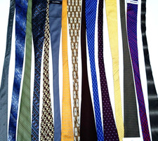 242   NEW LOT OF 15 DIFFERENT BRAND MEN'S TIE 100 SILK