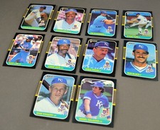 1987 Donruss MLB Baseball Kansas City Royals Trading Cards - Your Choice