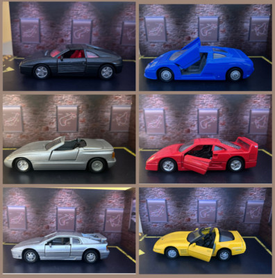 Autos von Maisto Spielzeug Ferrari Porsche Lotus Jaguar BMW Bugatti Modell Diecast