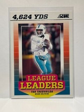 2024 Panini Score Football Tua Tagovailda League Leaders