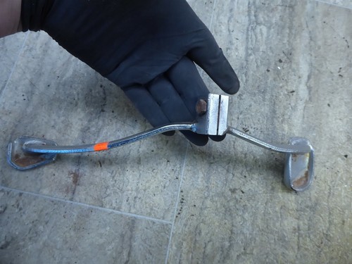 1960's Honda C105 Trail 55 H1624-1) heel toe shift shifter pedal lever #2 - Picture 4 of 12