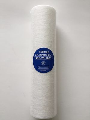 HYDRONIX 1 MICRON 10''x2.5'' SEDIMENT FILTER NSF CERTIFIED - 6 FILTERS