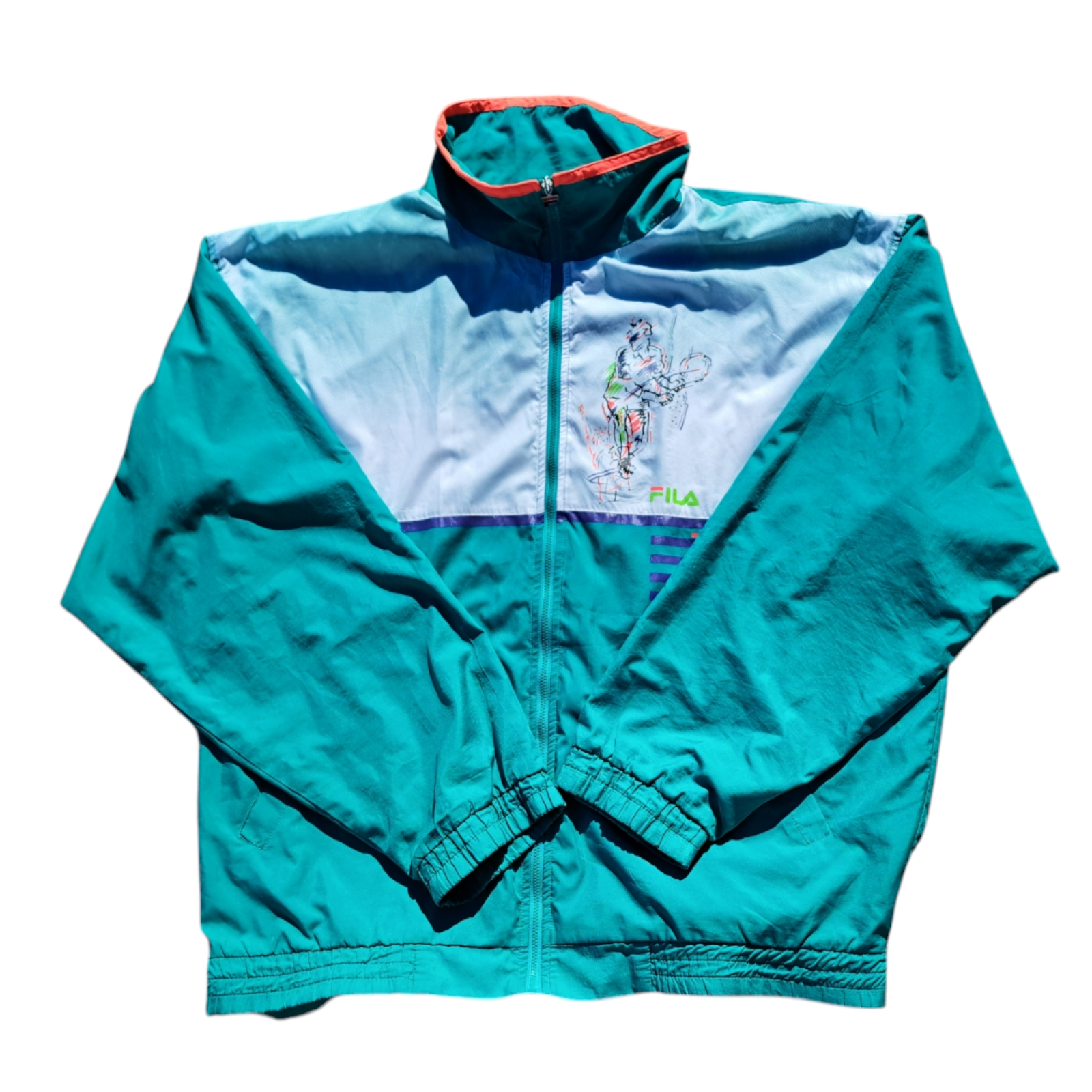Fila giacca tennis vintage 90S casual taglia 52 XL veste grande