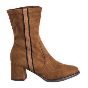 Goodin Elegantes botas sin cordones marrón | eBay