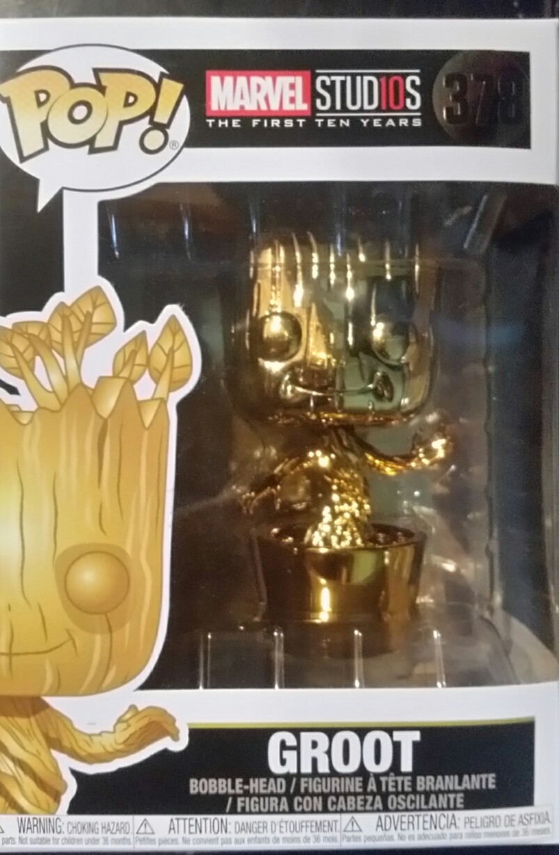 funko pop groot chrome
