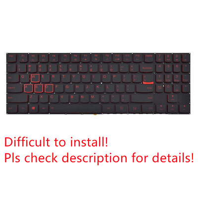 Original US Red Backlit Keyboard for Lenovo PN: V160420FS1-US