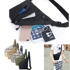 Tactical Sling Bag Chest Daypack Bag Concealed Storage Holster Mobile Phone Bags