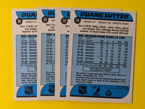 1986-87 O-Pee-Chee NHL Hockey Cards OPC U-Pick 1 - 126 Complete your Set. - Picture 131 of 371