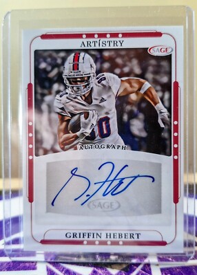 2023 SAGE FOOTBALL SAGE ARTISTRY GRIFFIN HEBERT AUTO AUTOGRAPH | eBay