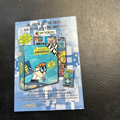 B35c Dexter's Laboratory 2001 Cartoon Network  Send In Card add ship .10 cents