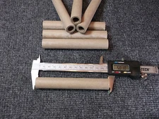 ROCKET TUBES  5" long and 1/2 inch i.d., parallel wound PYROTECHNICS **QTY=20**