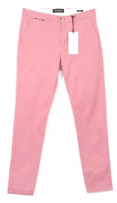 SCOTCH & SODA MOTT pantalon chino super slim fit stretch homme rose 155194 - Photo 1/4